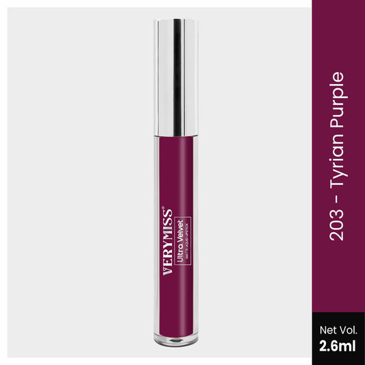 VMLG07 Ultra Velvet Matte Liquid Lipstick - 203 Tyrian Purple