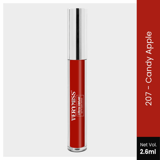 VMLG07 Ultra Velvet Matte Liquid Lipstick - 207 Candy Apple