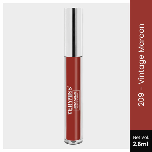 VMLG07 Ultra Velvet Matte Liquid Lipstick - 209 Vintage Maroon