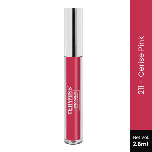 VMLG07 Ultra Velvet Matte Liquid Lipstick - 211 Cerise Pink