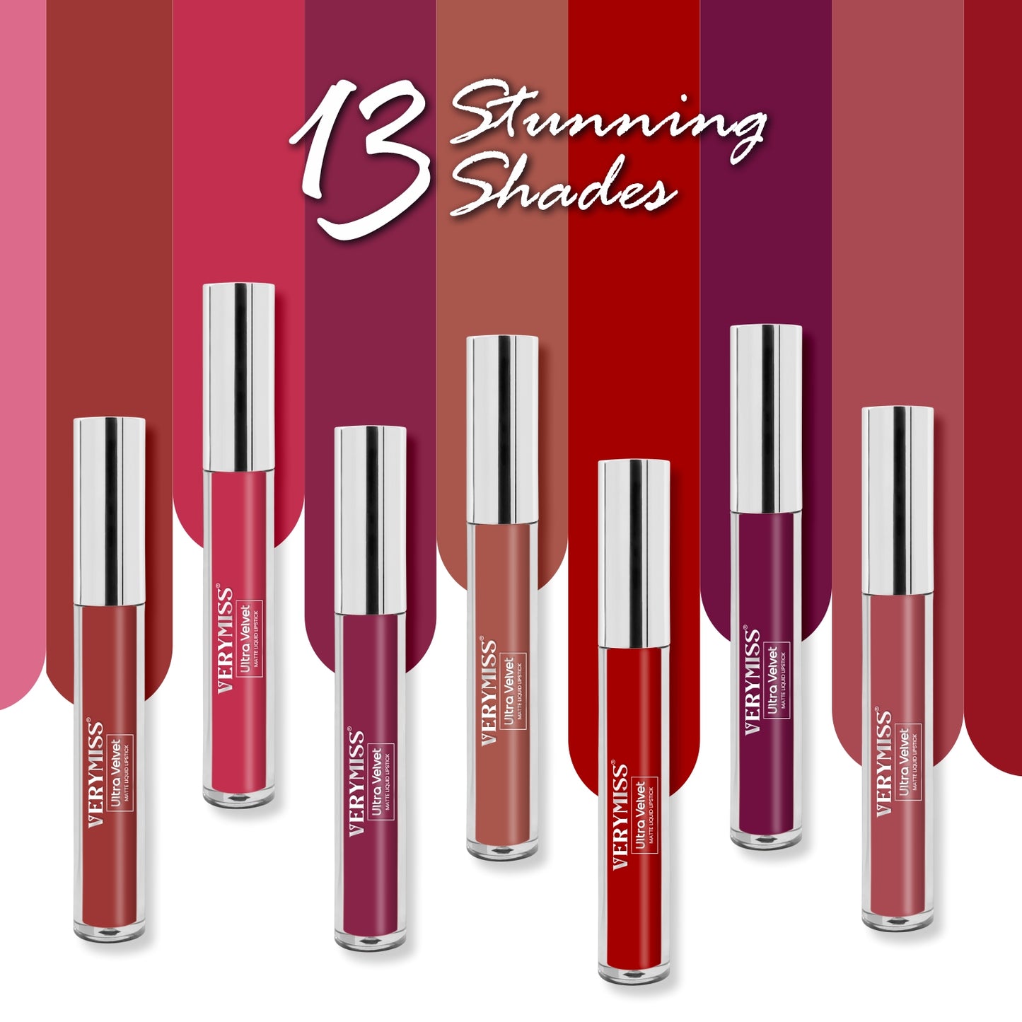 Ultra Velvet Matte Liquid Lipstick 2.6 ml I Waterproof & Smudge Proof I Cruelty free I One Swipe Application I 215 Wine Berry