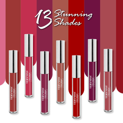 Ultra Velvet Matte Liquid Lipstick 2.6 ml I Waterproof & Smudge Proof I Cruelty free I One Swipe Application I 215 Wine Berry