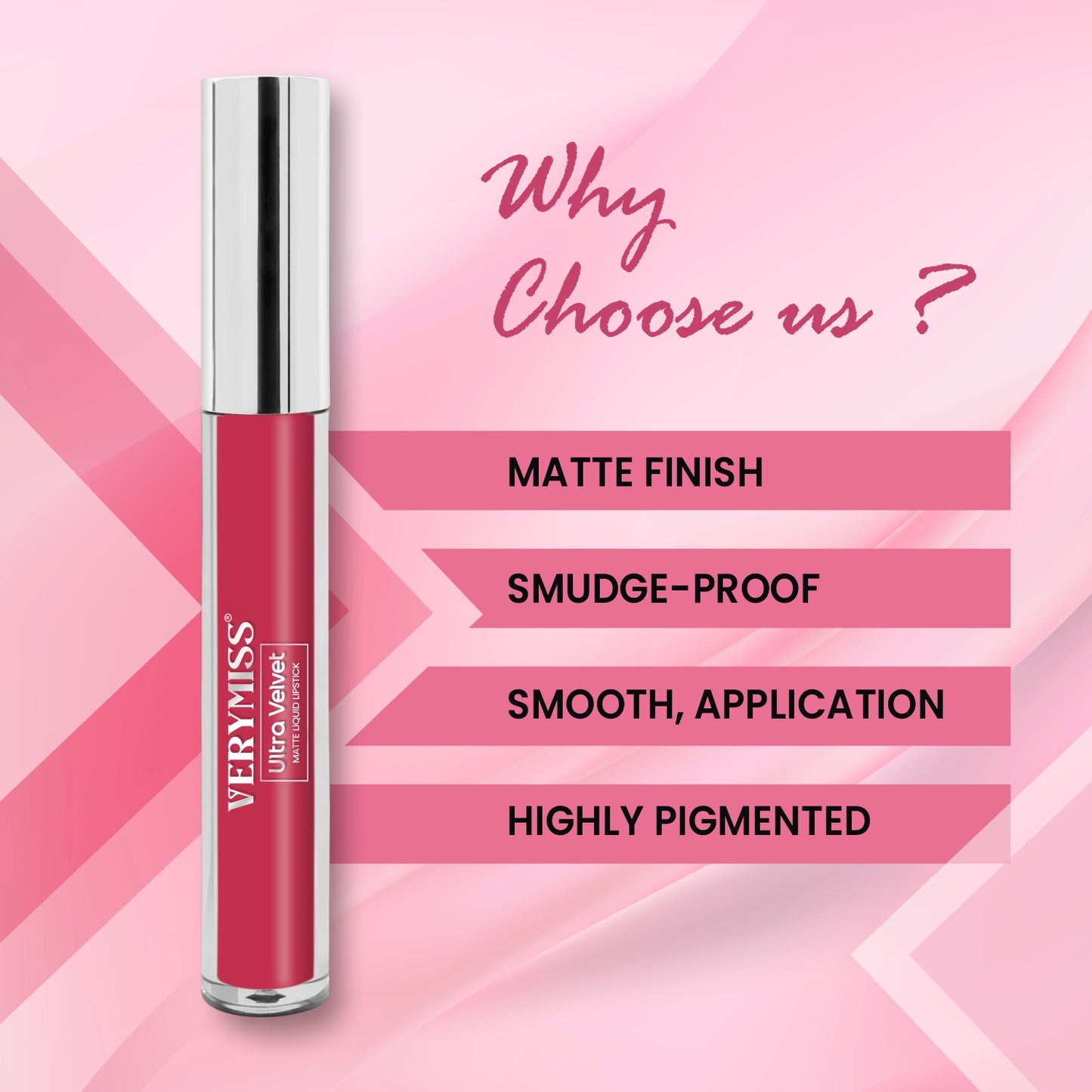 Ultra Velvet Matte Liquid Lipstick 2.6 ml I Waterproof & Smudge Proof I Cruelty free I One Swipe Application I 215 Wine Berry