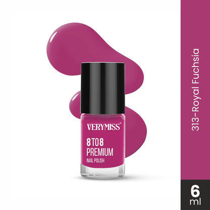 Premium Non UV Gel Nail Polish - 313 Royal Fuchsia