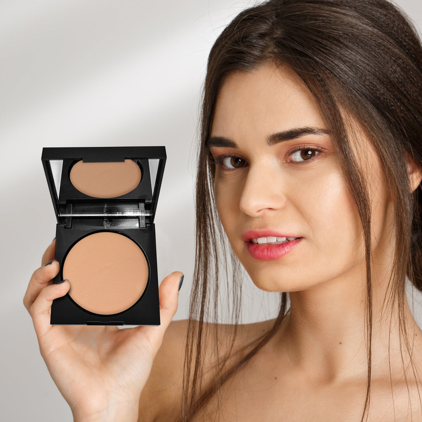 Verymiss Velvet Matte Finish Compact Powder 9 g I Comfortable for long-lasting I Non-oily matte finish I lightweight I 03 Beige