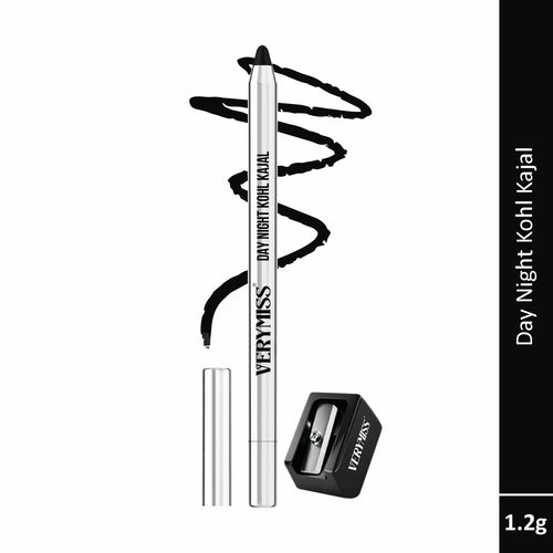 Verymiss Day Night Kohl Kajal with Sharpener 1.2 g - Black