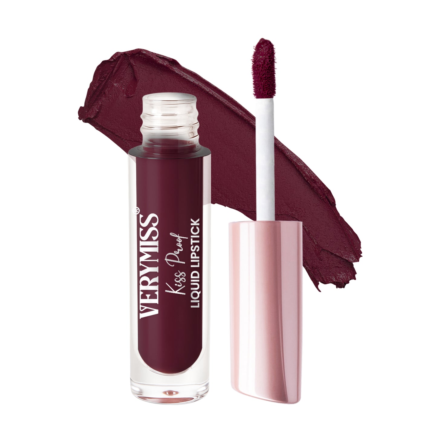 Kiss Proof Liquid Lipstick 1.6 ml I Rich, luxurious formula I Lightweight I long-wearing I 13 Cabernet