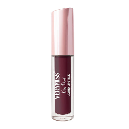 Kiss Proof Liquid Lipstick 1.6 ml I Rich, luxurious formula I Lightweight I long-wearing I 13 Cabernet