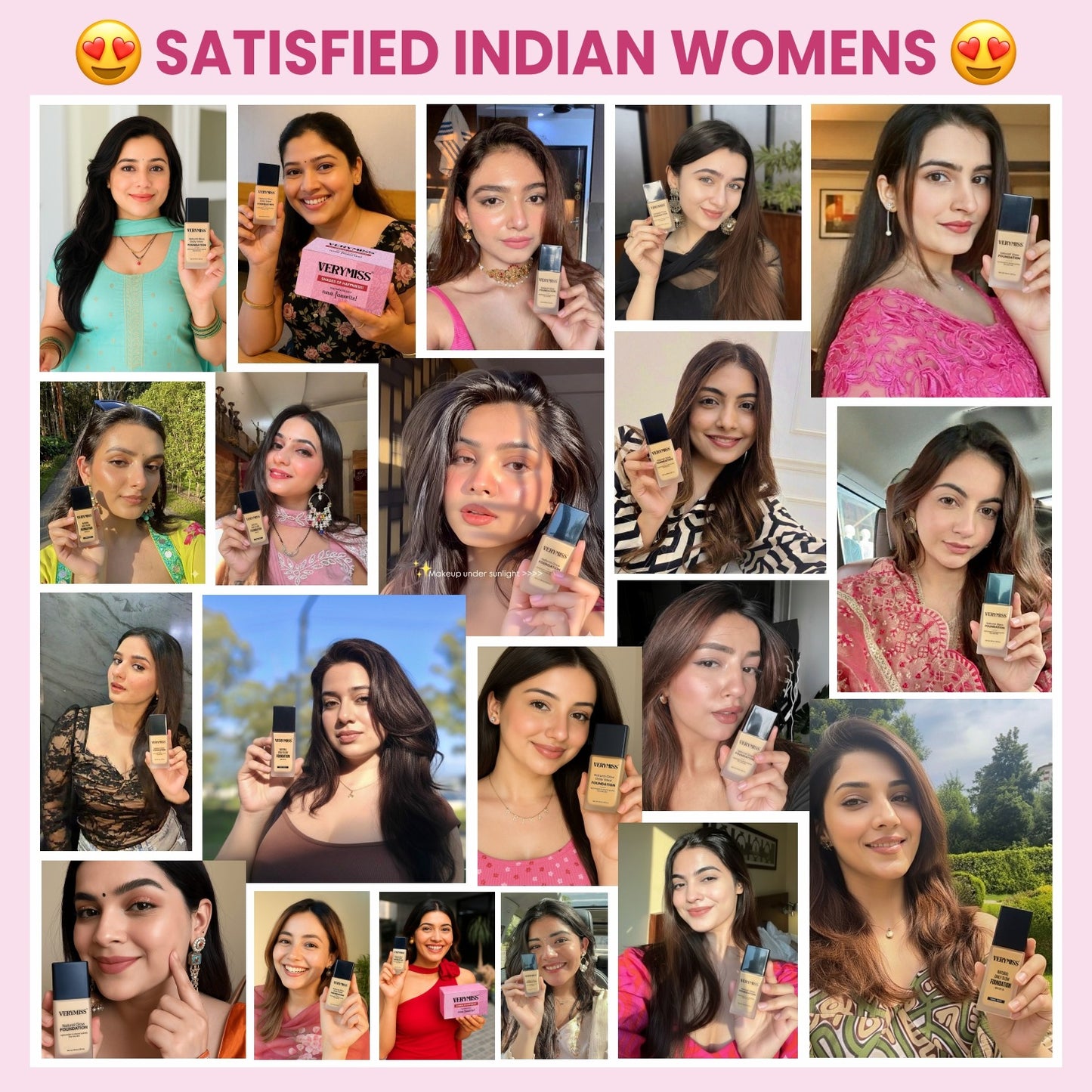 Skin Like Glowing Foundation + Primer + Compact Powder & FREE Multi-Use Beauty Blender + Rose Refreshing Wipes