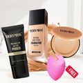 Skin Like Glowing Foundation + Primer + Compact Powder & FREE Multi-Use Beauty Blender