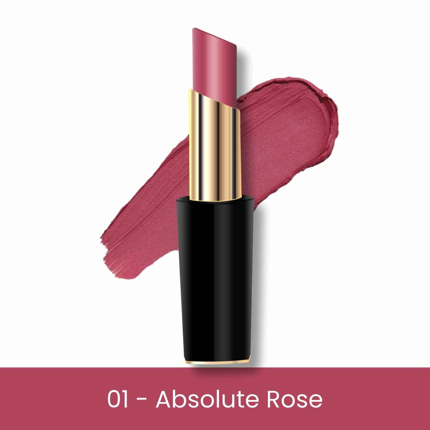 Check Matte Lipstick - 01 Absolute Rose