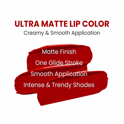 Ultra Matte Lip Color - 05 Who'S She Red