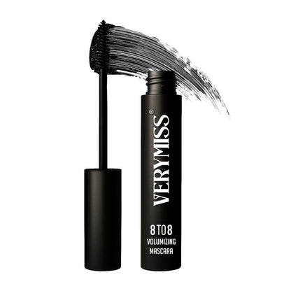Verymiss 8 To 8 Volumizing Mascara 9 ml I lightweight I Long-lasting I Quick Drying I Black I Qty 1