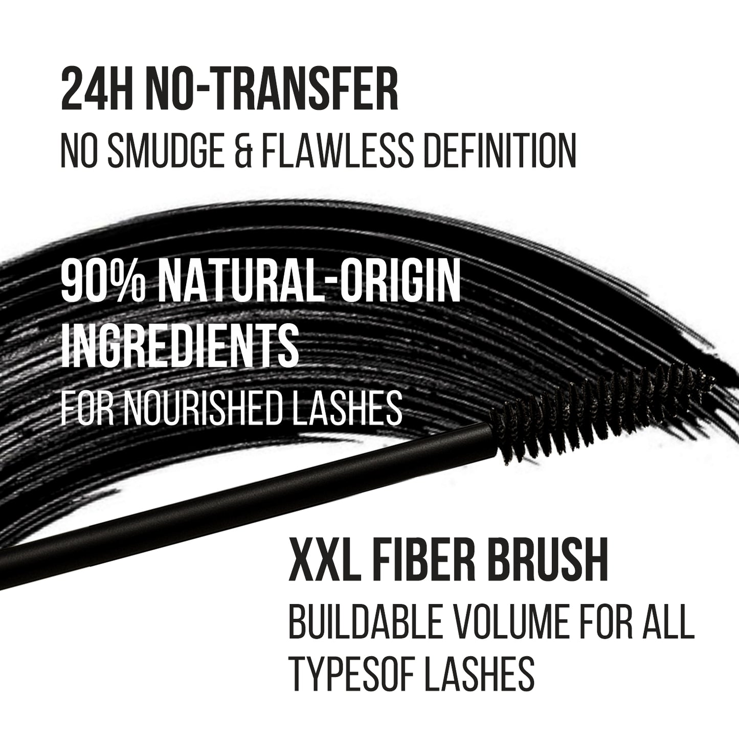 Verymiss 8 To 8 Volumizing Mascara 9 ml I lightweight I Long-lasting I Quick Drying I Black I Qty 1