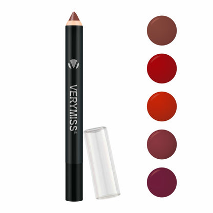 Smooth & Soft Matte Crayon Lipstick (Set of 2 + Sharpener FREE)