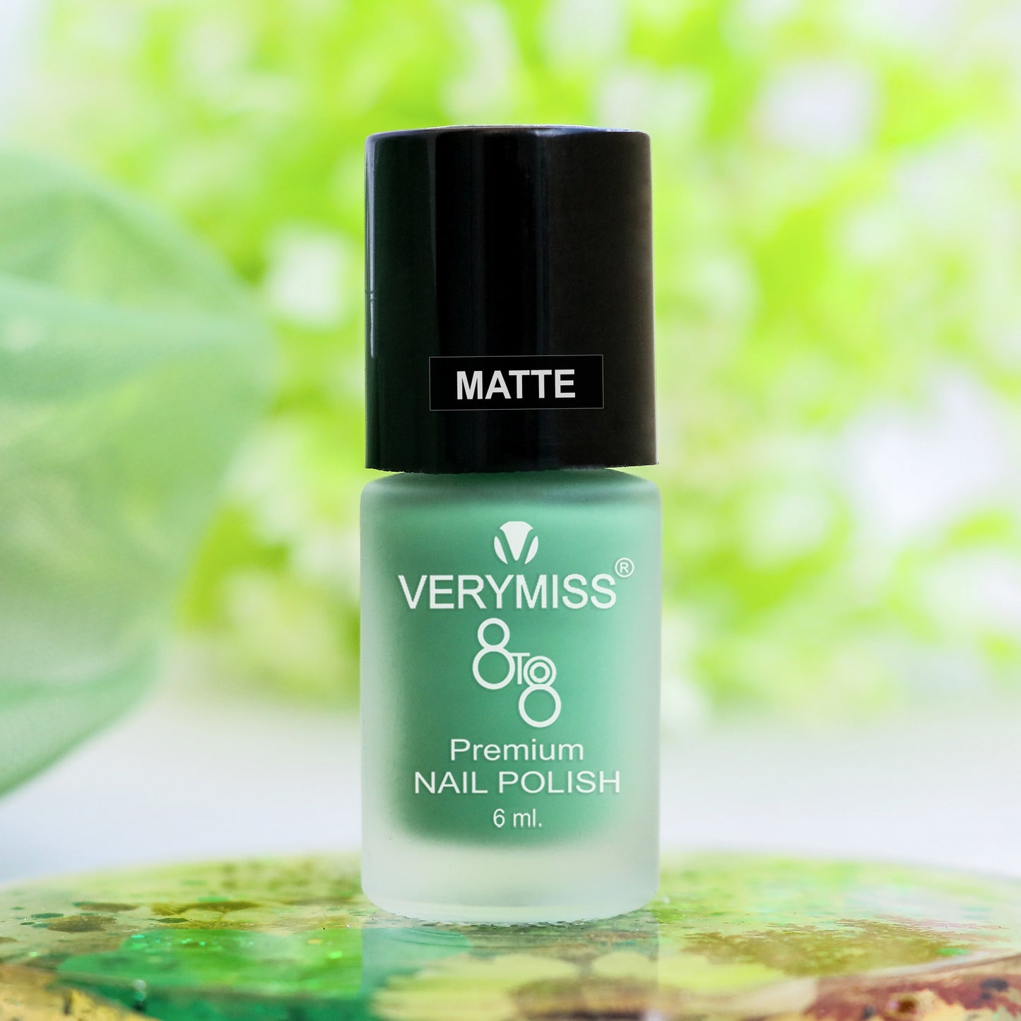 Premium Matte Nail Polish - 256 Delicious Green