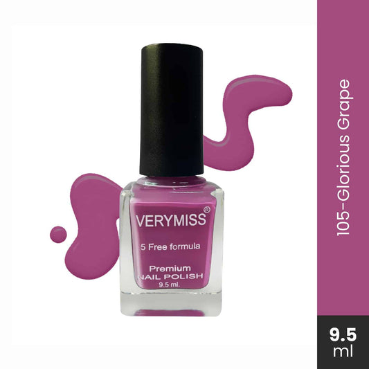 Premium Nail Polish - 105 Glorious Grape