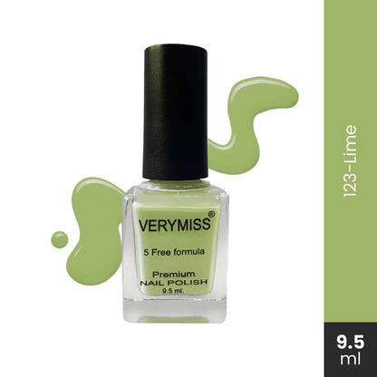 Premium Nail Polish - 123 Lime