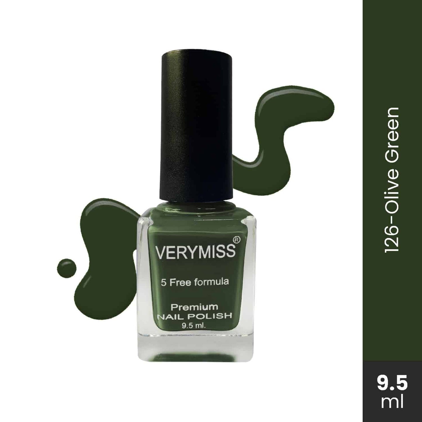 Premium Nail Polish - 126 Olive Green