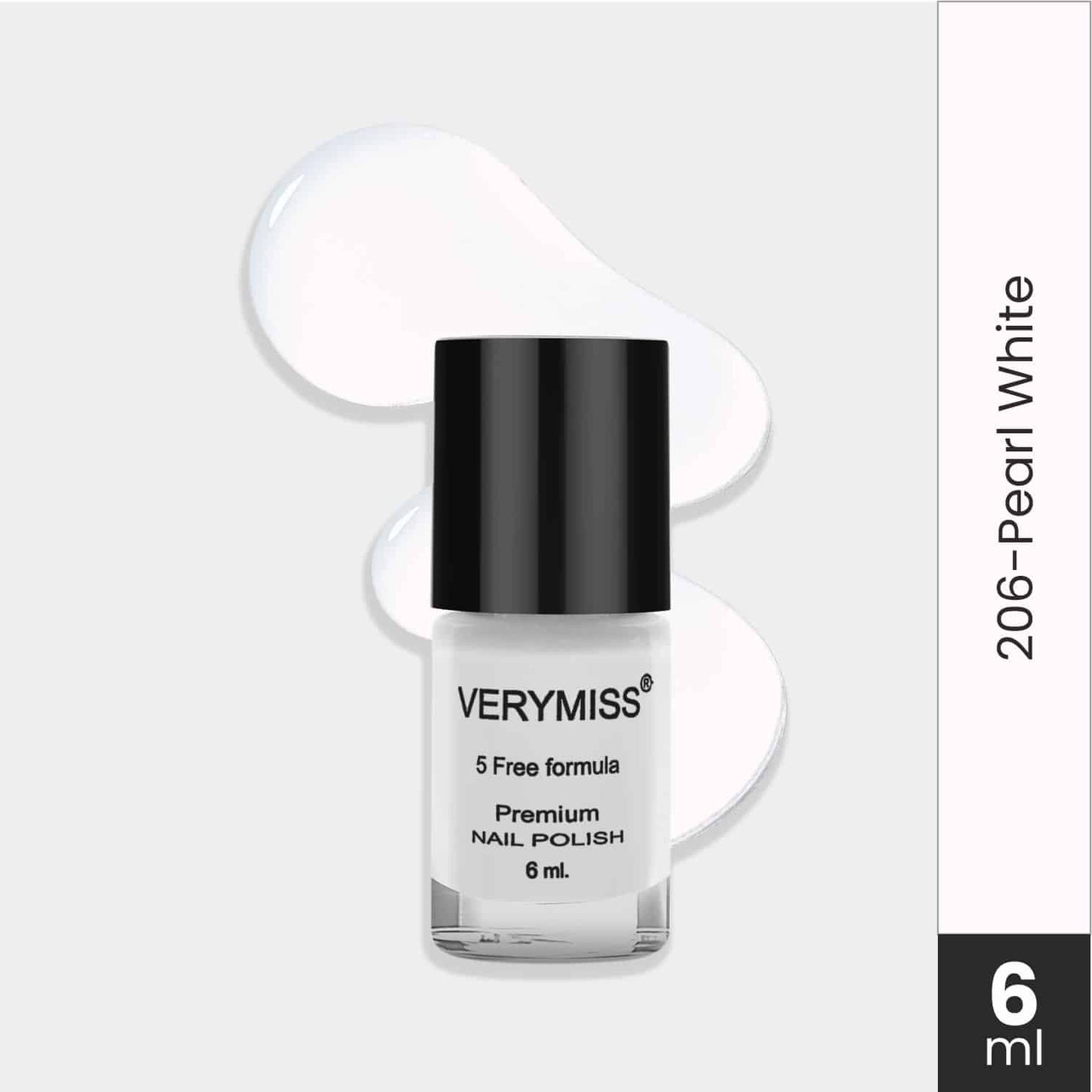 Premium Non UV Gel Nail Polish - 206 Pearl White