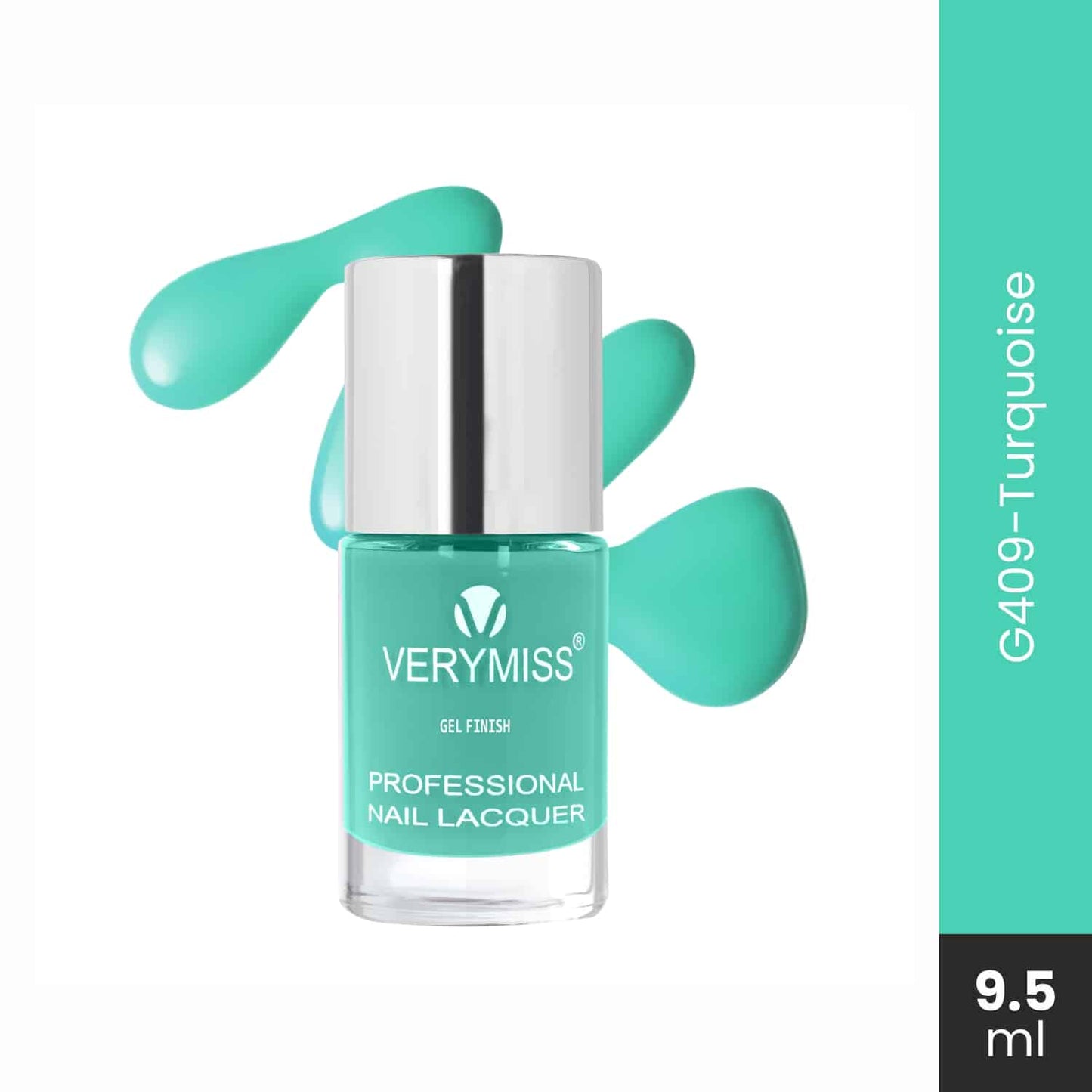 Professional Gel Nail Lacquer - G409 Turquoise