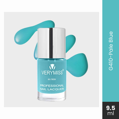 Professional Gel Nail Lacquer - G410 Pale Blue