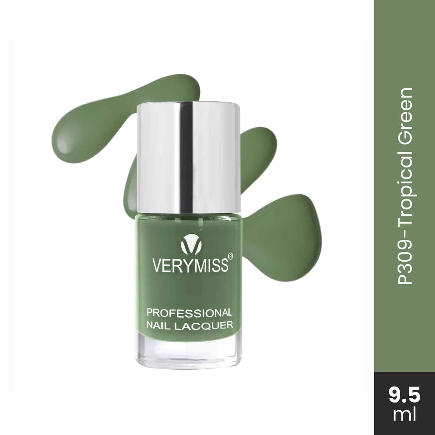 Professional Nail Lacquer - P309 	Tropical Green