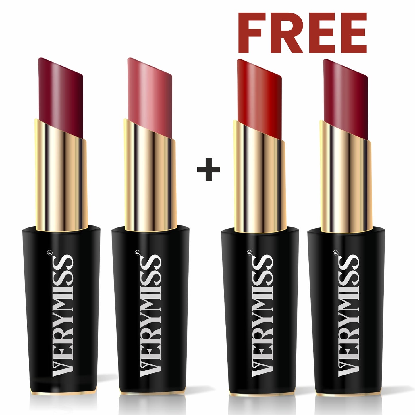 2 Most Loved Matte Lipstick Kit -  Buy 2 Get 2 FREE