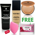 Silky Luminous Hydrating Foundation + Primer + Compact Powder & FREE 2 Gifts (Blender & Wipes)